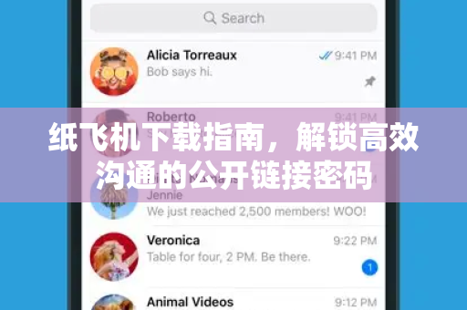 纸飞机下载指南，解锁高效沟通的公开链接密码-第1张图片-纸飞机PC下载-纸飞机中文官网