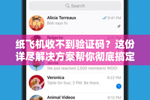 纸飞机收不到验证码？这份详尽解决方案帮你彻底搞定-第1张图片-纸飞机PC下载-纸飞机中文官网