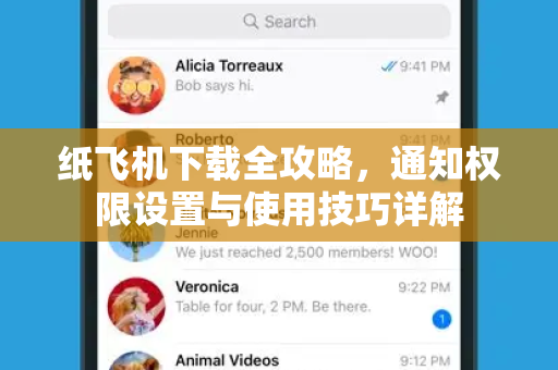 纸飞机下载全攻略，通知权限设置与使用技巧详解-第1张图片-纸飞机PC下载-纸飞机中文官网