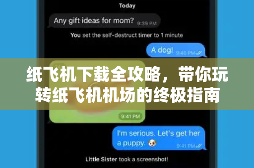 纸飞机下载全攻略，带你玩转纸飞机机场的终极指南-第1张图片-纸飞机PC下载-纸飞机中文官网