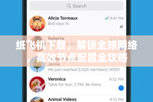 纸飞机下载，解锁全球网络，高效节点配置全攻略-第1张图片-纸飞机PC下载-纸飞机中文官网