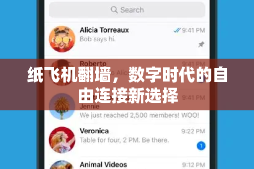 纸飞机翻墙，数字时代的自由连接新选择