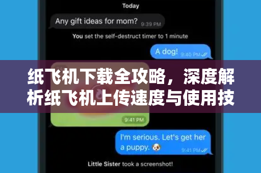 纸飞机下载全攻略，深度解析纸飞机上传速度与使用技巧