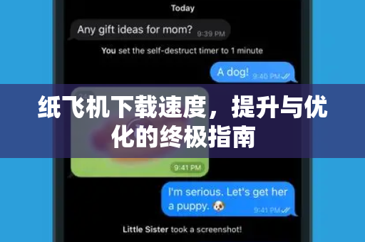 纸飞机下载速度，提升与优化的终极指南-第1张图片-纸飞机PC下载-纸飞机中文官网