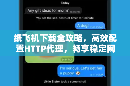 纸飞机下载全攻略，高效配置HTTP代理，畅享稳定网络连接-第1张图片-纸飞机PC下载-纸飞机中文官网