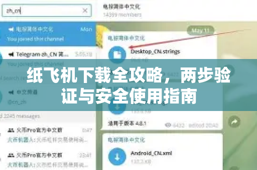 纸飞机下载全攻略，两步验证与安全使用指南