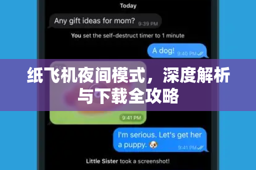 纸飞机夜间模式，深度解析与下载全攻略-第1张图片-纸飞机PC下载-纸飞机中文官网