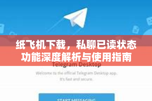 纸飞机下载，私聊已读状态功能深度解析与使用指南-第1张图片-纸飞机PC下载-纸飞机中文官网