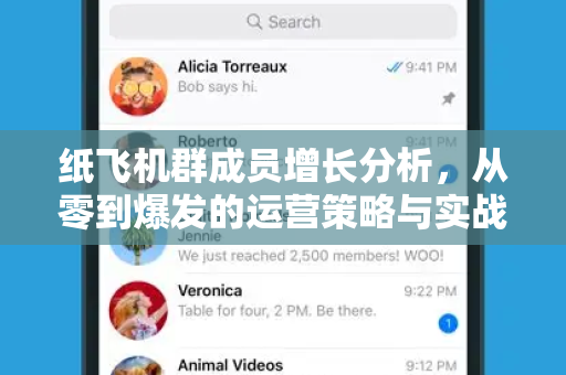 纸飞机群成员增长分析，从零到爆发的运营策略与实战技巧-第1张图片-纸飞机PC下载-纸飞机中文官网