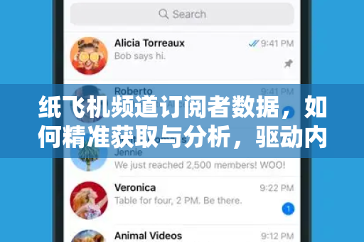 纸飞机频道订阅者数据，如何精准获取与分析，驱动内容增长与用户活跃-第1张图片-纸飞机PC下载-纸飞机中文官网