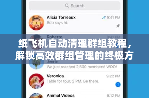 纸飞机自动清理群组教程，解锁高效群组管理的终极方案-第1张图片-纸飞机PC下载-纸飞机中文官网