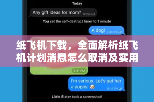 纸飞机下载，全面解析纸飞机计划消息怎么取消及实用操作指南-第1张图片-纸飞机PC下载-纸飞机中文官网
