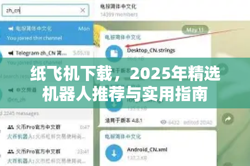 纸飞机下载，2025年精选机器人推荐与实用指南-第1张图片-纸飞机PC下载-纸飞机中文官网