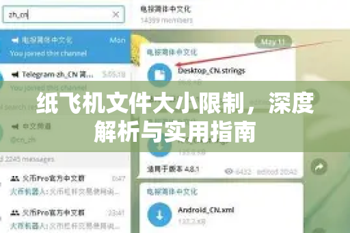 纸飞机文件大小限制，深度解析与实用指南