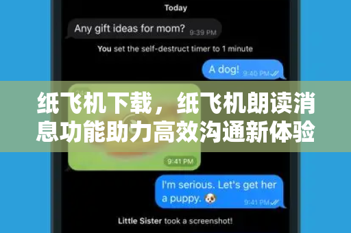 纸飞机下载，纸飞机朗读消息功能助力高效沟通新体验-第1张图片-纸飞机PC下载-纸飞机中文官网