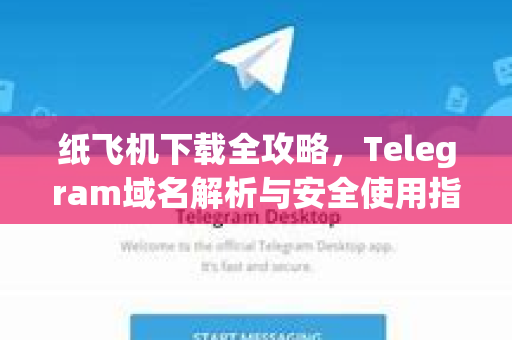纸飞机下载全攻略，Telegram域名解析与安全使用指南
