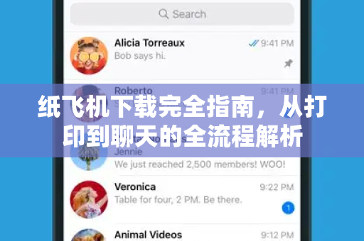纸飞机下载完全指南，从打印到聊天的全流程解析
