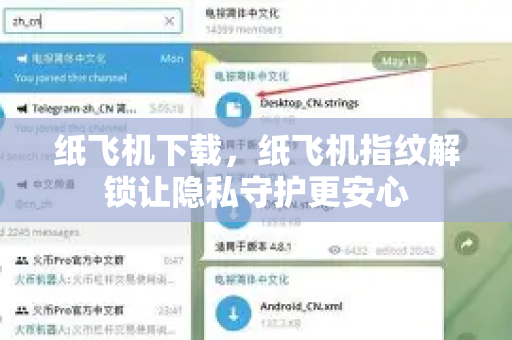 纸飞机下载，纸飞机指纹解锁让隐私守护更安心-第1张图片-纸飞机PC下载-纸飞机中文官网